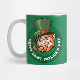 Saintt Patricks Day Badge Mug